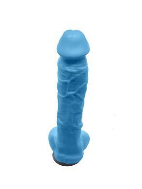 Мыло в форме пениса Чистий Кайф Blue size XL, крафтовое мыло-член, натуральное SO2763 фото
