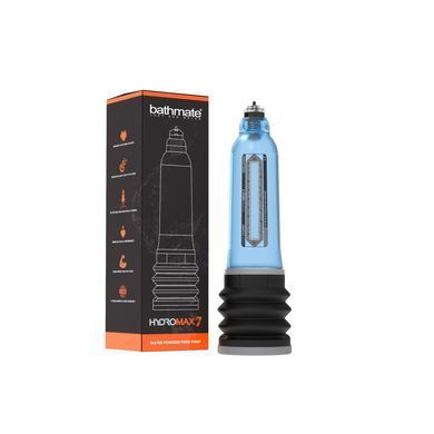 Гідропомпа Bathmate Hydromax 7 Blue, для члена довжиною від 12,5 до 18 см, діаметр до 5,2 см HM-30-AB фото