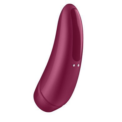 Вакуумный клиторальный стимулятор Satisfyer Curvy 1+ Rose Red с управлением через интернет SO3780 фото
