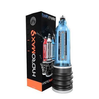 Гидропомпа Bathmate Hydromax 9 Blue, для члена длиной от 18 до 23 см, диаметр до 5,5 см HM-40-AB фото