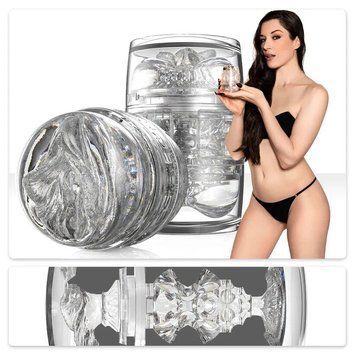 Двусторонний мастурбатор Fleshlight Quickshot Stoya, компактный, сквозной, со слепка вульвы и ануса порнозвезды SX0680 фото