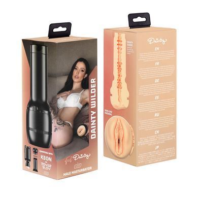 Мастурбатор Kiiroo Feel Dainty Wilder PBC, совместим с PowerBlow, Control и Keon, копия вагины порнозвезды SX1229 фото