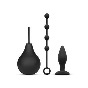 Набор новичка для анальной стимуляции Nexus ANAL BEGINNER KIT, спринцовка, анальные бусы и пробка SO6641 фото