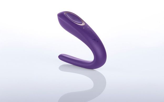Вибратор для пар Satisfyer Double Classic Violet с одним моторчиком SO1235 фото