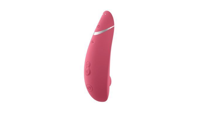 Вакуумний кліторальний стимулятор Womanizer Premium 2 - Raspberry, функції Autopilot та Smart Silence SO8753 фото